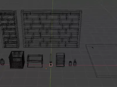 Dungeon asset-pack Low-poly 3D model