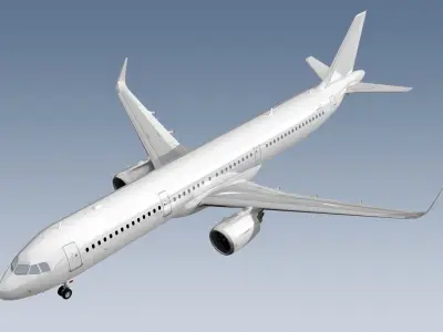  A321neo Generic White 