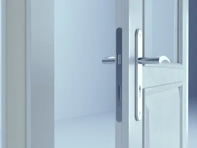 White Door 10 3D model