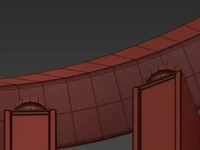 Custom chime chandelier 3D model