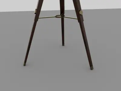 Tripod Floor Lamp 3D model shop