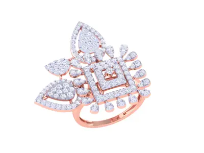 Women Ring MTL 3dm STL OBJ FBX Details 3D print model 35
