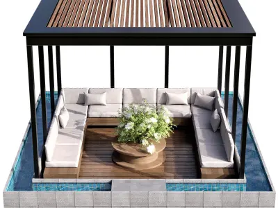 SITTING AREA NO15 A 3D model