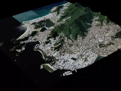Rio De Janeiro - Brazil 3D model