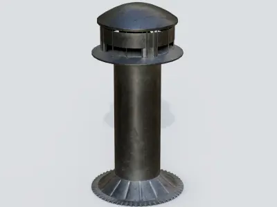 Roof Vent 15 Low-poly 3D model