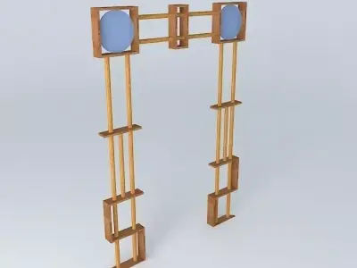 Decorative door way 3D model