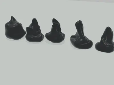 Garbage bags 3D model