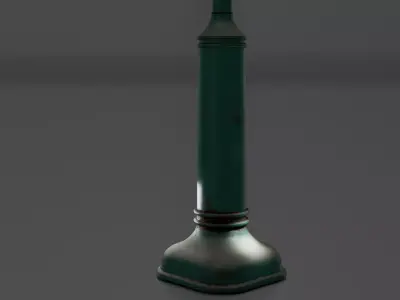 Street Light Low-poly 3D model