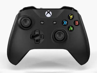 Microsoft Xbox One Wireless Controller New Low-poly 3D model