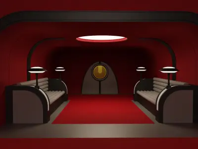 Supreme Chancellor Palpatines Office 3D model