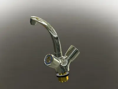 Water Tap Moving Basin Mixture 3d model 3D model