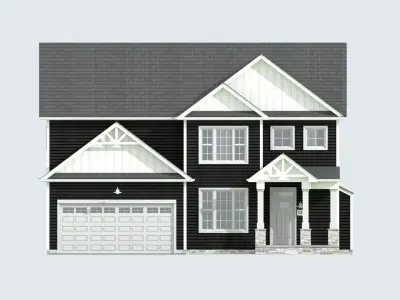 Cape Cod House 24 3D model