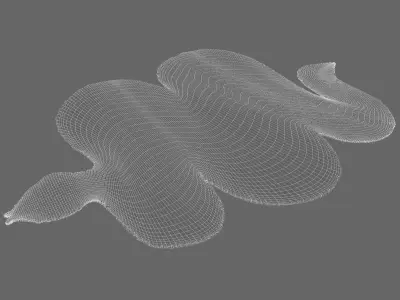 Ikea Art Event 2019 Supakitch Rug 3D model