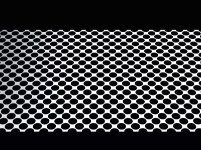 Perforated panel with 66 percent opening 25O87 3D model