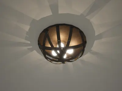 Rustic Lighting Fixture 3D model