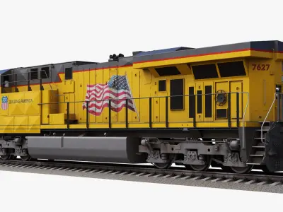  GE ES44AC Locomotive Union Pacific Railroad 
