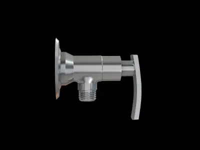 TNL angle valve TAP Low-poly 3D model