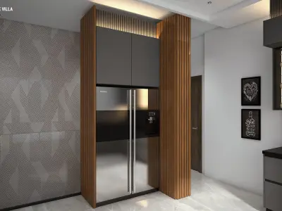 Kitchen interior 3D model 3D model lux  3D model