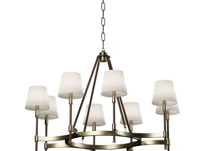 Ralph Lauren - Katie Large Chandelier Low-poly 3D model