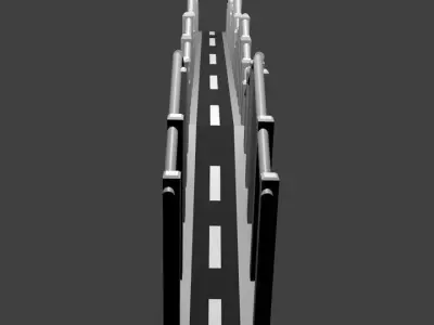 Bridge 3D model brooklyn 3D model