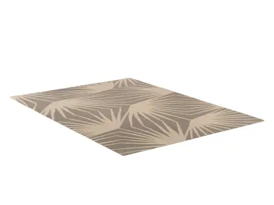 Stingray Neutral rug 3D model