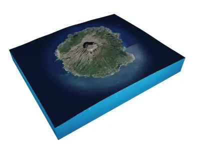 Miyake Island Japan 3D model
