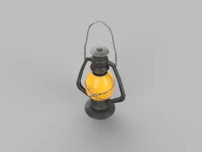 Stylized Lamp  3D model