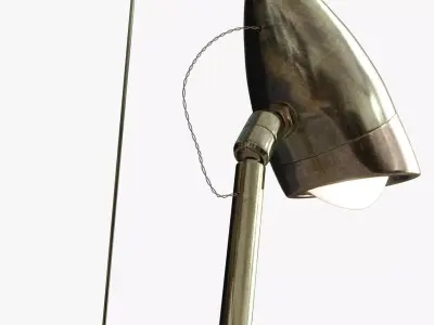 CicloItalia F floor lamp with metal base 3D model