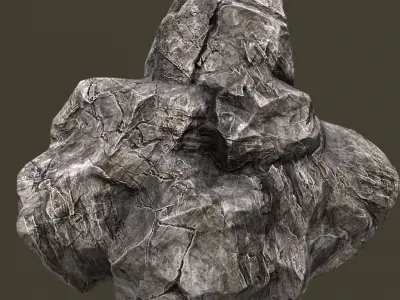 Rock Low-poly 3D model order