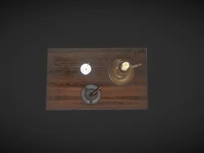 Old Dresser Game Ready Low-poly 3D model