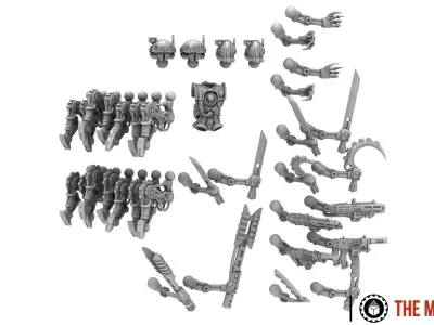 Dark Techno Stalkers 3D print model