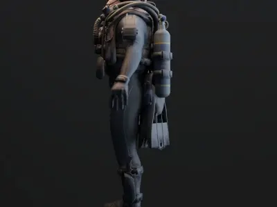 CSGO Agent Captain David 3D model