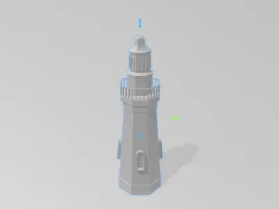 MARINE LIGHTHOUSE 3D print model