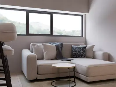 Loft interior design 3D model