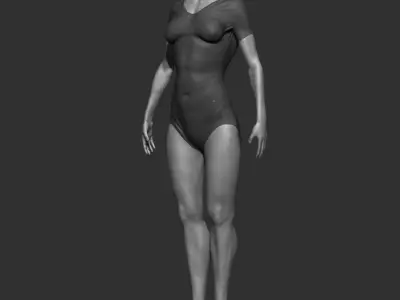 Ballerina model 3D model