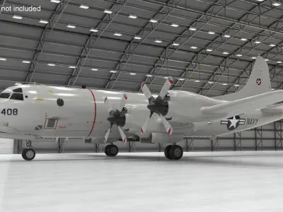  US Navy P3 Orion Anti Submarine Aircraft 