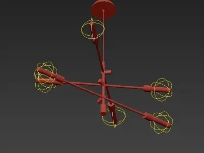Mobile Chandelier 3D model purchase