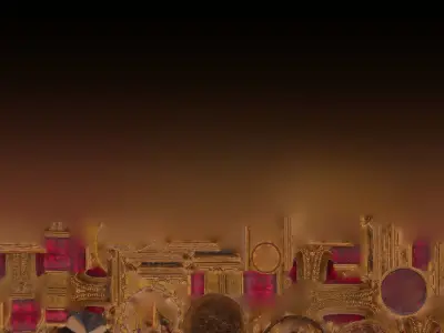 Decorative Candle Holder 3D model