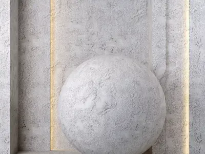 4K Concrete Wall and Floor Textures Vol 25 - PBR - Light Grey Texture
