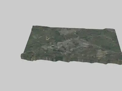 Rostov-na-Donu City Low-poly 3D model