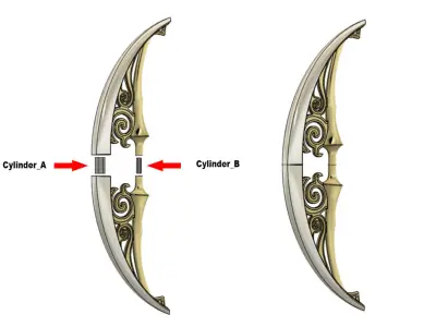 Zelda Bow of light 3D print model