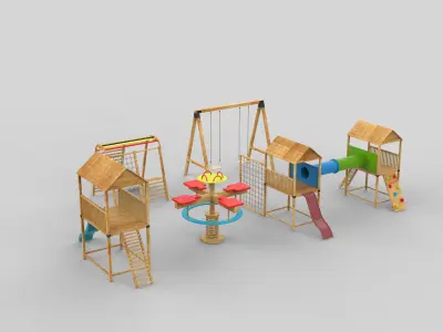 Playground pack 02  3D model