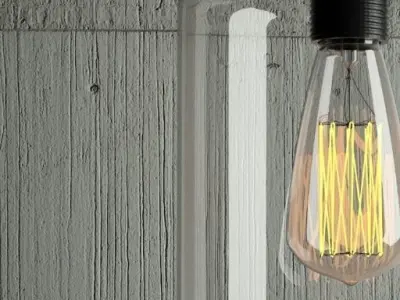 Hanging lamp 11 Loft Design 3D model