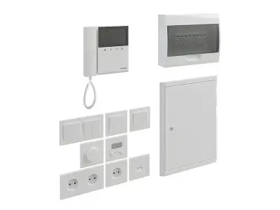 Home Electrification BLENDER 3D Model Cycles 3D model