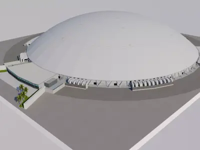 Jeddah Superdome Saudi Arabia 3D model
