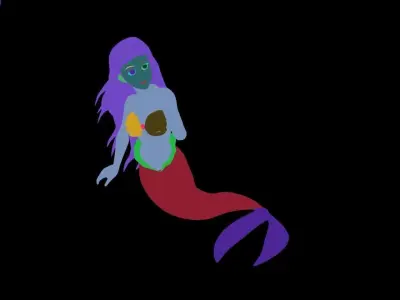 Disney main city - Mermaid 066 3D model