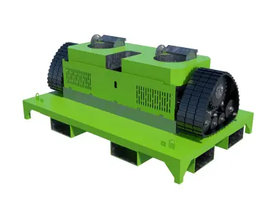 Robot sand and gravel compactor 3D model