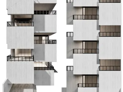 RESIDENTIAL BUILDING NO52 A 3D model