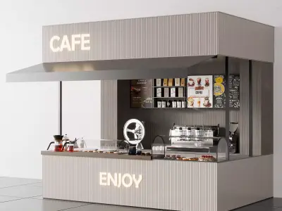 CAFE BAR NO34 A 3D model