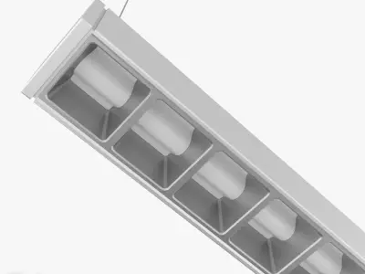 Zumtobel Lincor pendant LED luminaire 3D model